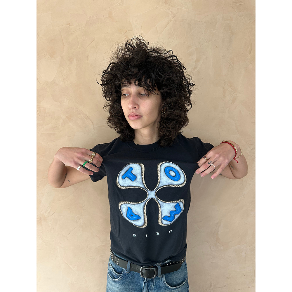 Towa Black Tee Modeled